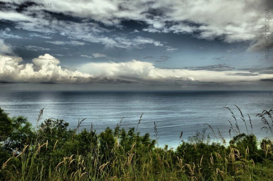 Du haut de la falaise d'Auberville