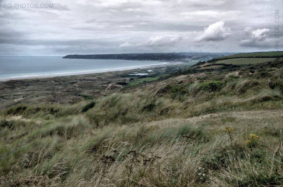 Nez de Jobourg vu des dunes de Biville