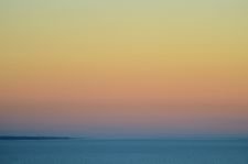 Ciel du soir sur la mer Normande
